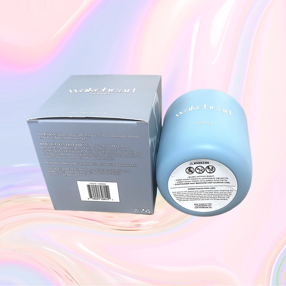 Wakeheart Kickback Scented Candle Lavender Ocean Driftwood Fresh Linen 8 Oz - Picture 10 of 11